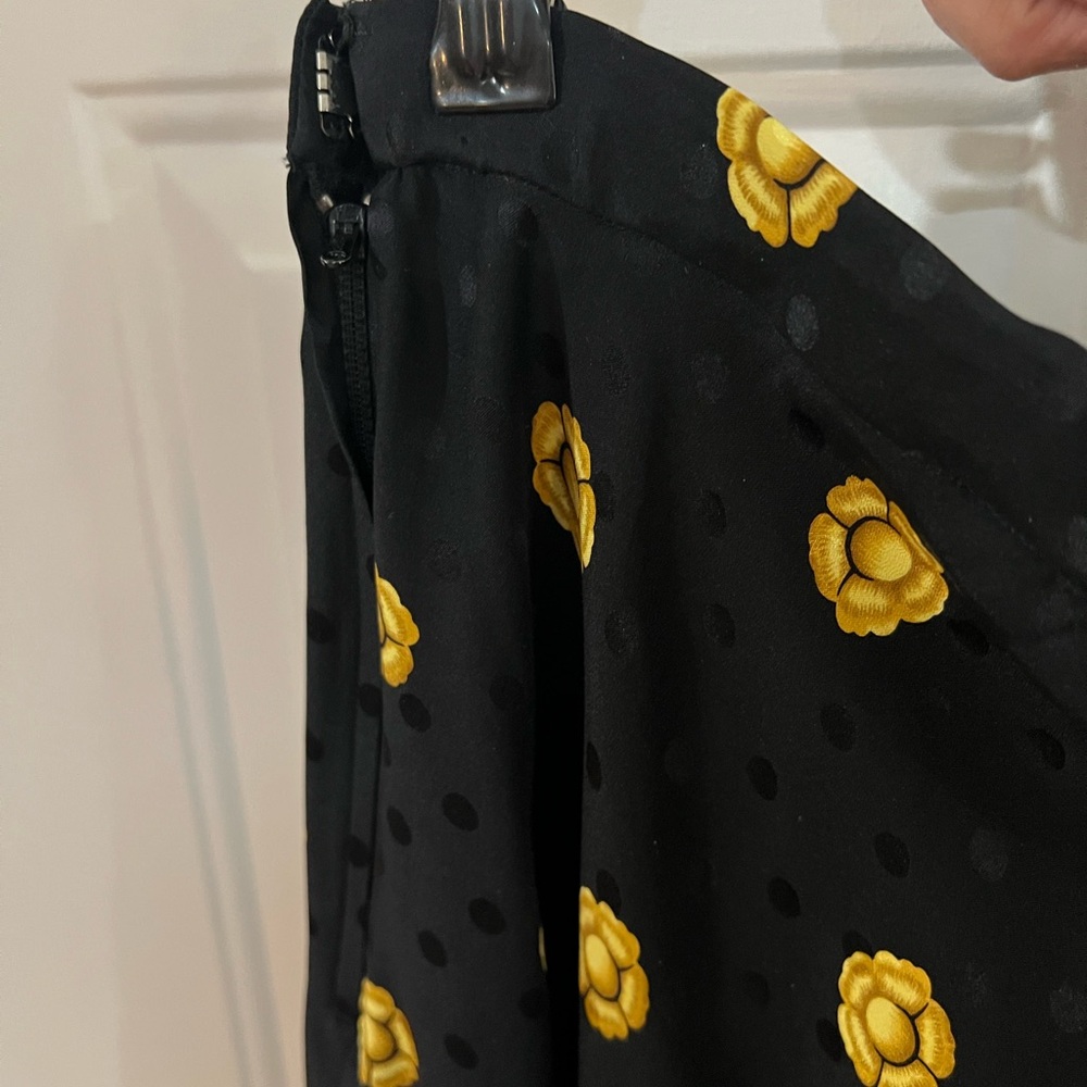 Maggy London Vintage Silk Skirt Suit Set 90s Floral Old Money Mob Wife Petites - Picture 14 of 14